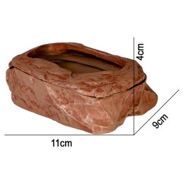 Terrario SplitRock Smart Bowl - miska do karmienia żywym pokarmem 11x9x4 cm