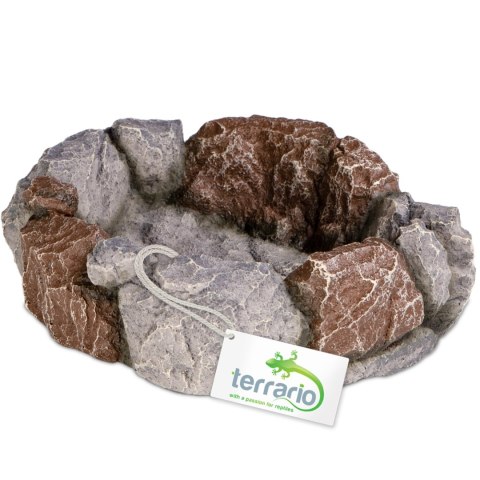 Terrario Stone Circle Bowl L - Miska do Terrarium 17x15x4,5 cm Terrario Stone Circle Bowl L - Miska do Terrarium 17x15x4,5 cm