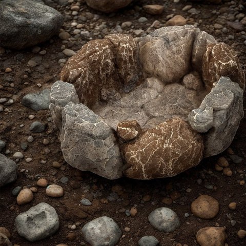 Terrario Stone Circle Bowl L - Miska do Terrarium 17x15x4,5 cm Terrario Stone Circle Bowl L - Miska do Terrarium 17x15x4,5 cm