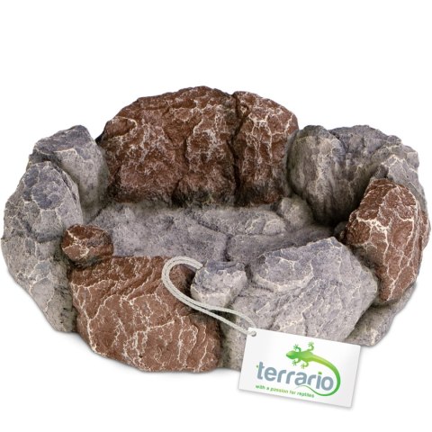 Terrario Stone Circle Bowl L - Miska do Terrarium 17x15x4,5 cm Terrario Stone Circle Bowl L - Miska do Terrarium 17x15x4,5 cm