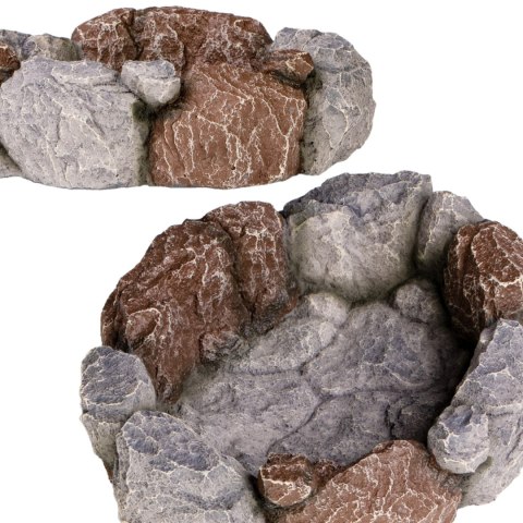 Terrario Stone Circle Bowl L - Miska do Terrarium 17x15x4,5 cm Terrario Stone Circle Bowl L - Miska do Terrarium 17x15x4,5 cm
