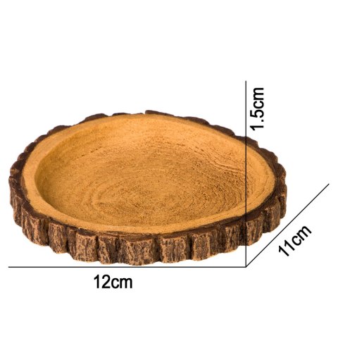 Terrario Tree Ring Bowl M - Miska do Terrarium 12x11x1,5 cm Terrario Tree Ring Bowl M - Miska do Terrarium 12x11x1,5 cm