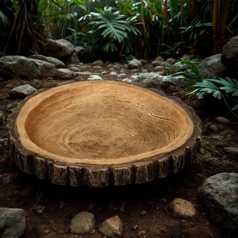 Terrario Tree Ring Bowl M - Miska do Terrarium 12x11x1,5 cm Terrario Tree Ring Bowl M - Miska do Terrarium 12x11x1,5 cm