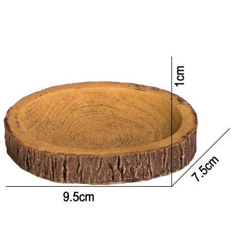 Terrario Tree Ring Bowl S - Miska do Terrarium 9,5x7,5x1 cm Terrario Tree Ring Bowl S - Miska do Terrarium 9,5x7,5x1 cm