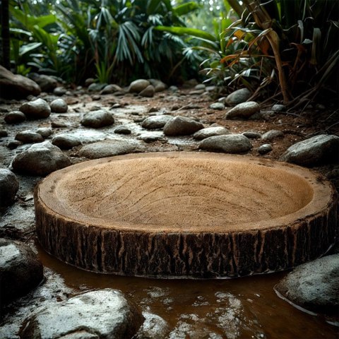 Terrario Tree Ring Bowl S - Miska do Terrarium 9,5x7,5x1 cm Terrario Tree Ring Bowl S - Miska do Terrarium 9,5x7,5x1 cm
