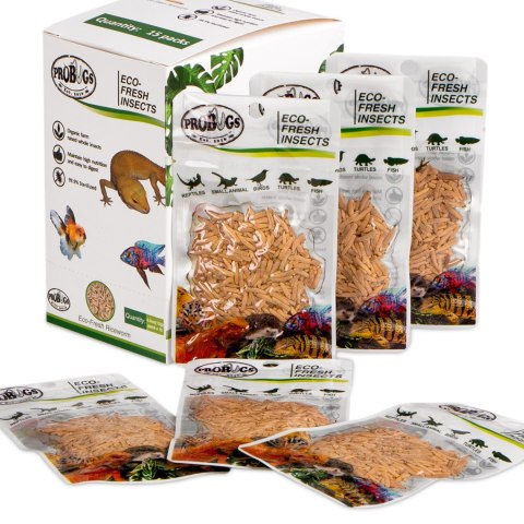 ProBugs Eco-Fresh Riceworm 15g - świeże larwy muchy ProBugs Eco-Fresh Riceworm 15g - świeże larwy muchy