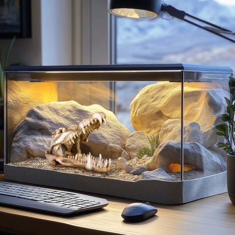 Terrario Crocodile Skull XL - czaszka krokodyla do terrarium 23x11x16 cm Terrario Crocodile Skull XL - czaszka krokodyla do terrarium 23x11x16 cm
