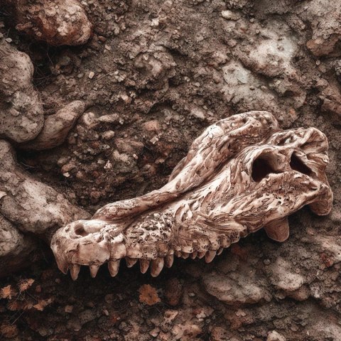 Terrario Crocodile Skull - czaszka krokodyla do terrarium 30x14x9 cm Terrario Crocodile Skull - czaszka krokodyla do terrarium 30x14x9 cm