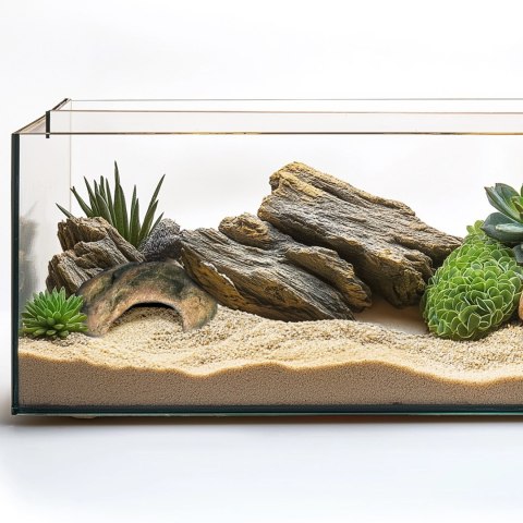 Terrario Gecko Cave M - kryjówka do terrarium 21x17x8 cm Terrario Gecko Cave M - kryjówka do terrarium 21x17x8 cm