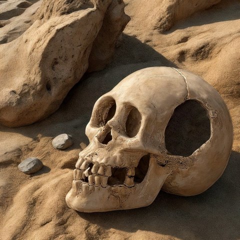 Terrario Human Skull XL - czaszka ludzka do terrarium 15x10x9 cm Terrario Human Skull XL - czaszka ludzka do terrarium 15x10x9 cm