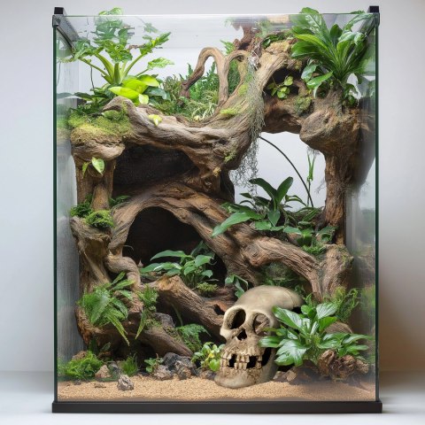 Terrario Human Skull XL - czaszka ludzka do terrarium 15x10x9 cm Terrario Human Skull XL - czaszka ludzka do terrarium 15x10x9 cm