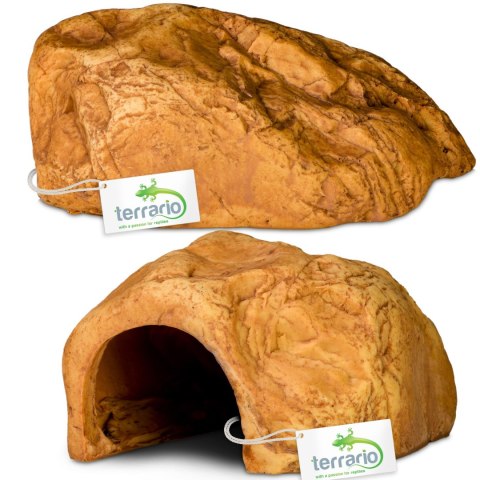 Terrario Rock Shelter bez dna - kryjówka do terrarium 22x13x8,5cm Terrario Rock Shelter bez dna - kryjówka do terrarium 22x13x8,5cm
