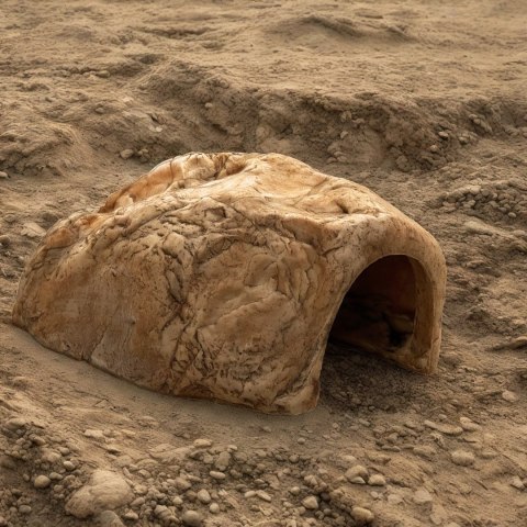 Terrario Rock Shelter bez dna - kryjówka do terrarium 22x13x8,5cm Terrario Rock Shelter bez dna - kryjówka do terrarium 22x13x8,5cm