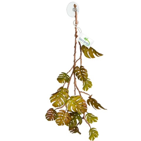 Terrario - Sztuczna Roślina do Terrarium - Wisząca Monstera 70 cm Terrario - Sztuczna Roślina do Terrarium - Wisząca Monstera 70 cm
