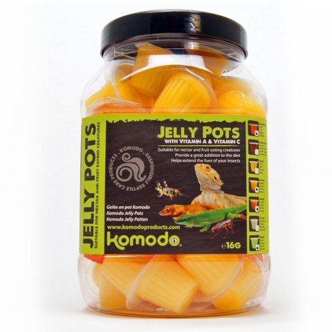 Komodo Jelly Pot Fruit Mix Jar - miks owocowy w żelu 60szt. Komodo Jelly Pot Fruit Mix Jar - miks owocowy w żelu 60szt.