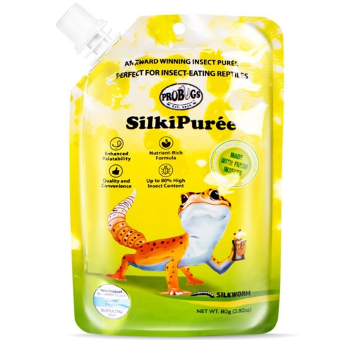 ProBugs SilkiPuree 80g - kompletna dieta pokarm i witaminy w żelu dla gadów ProBugs SilkiPuree 80g - kompletna dieta pokarm i witaminy w żelu dla gadów