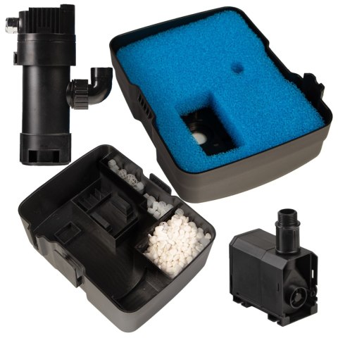 SUNSUN / GRECH Multi-Lake Filter Fountain UVC - filtr wody z UV i fontanna 1000l/h SUNSUN / GRECH Multi-Lake Filter Fountain UVC - filtr wody z UV i fontanna 1000l/h