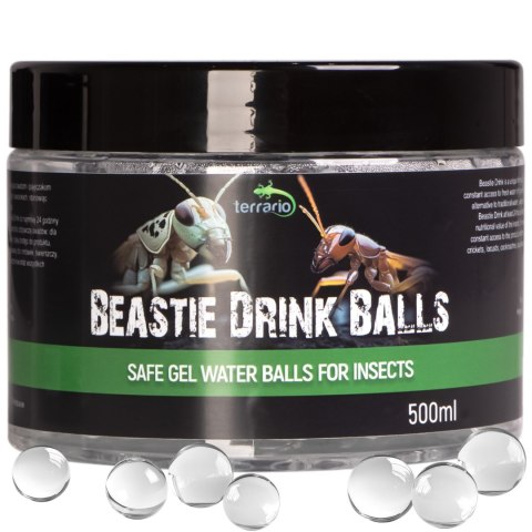 Terrario Beastie Drink Balls 500ml - bezpieczna woda w żelu dla owadów Terrario Beastie Drink Balls 500ml - bezpieczna woda w żelu dla owadów