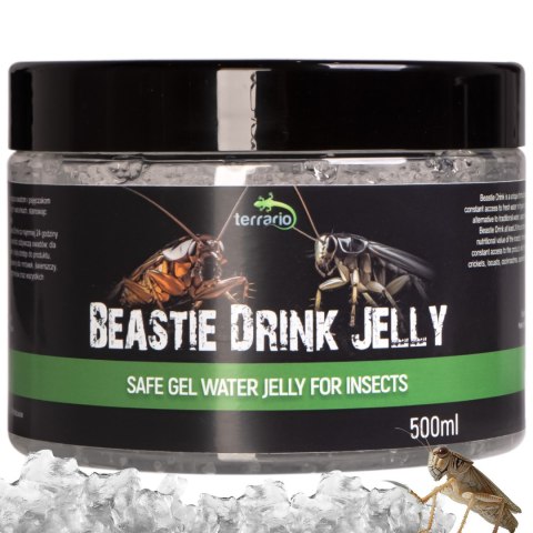 Terrario Beastie Drink Jelly 600g - bezpieczna woda w żelu dla owadów Terrario Beastie Drink Jelly 600g - bezpieczna woda w żelu dla owadów