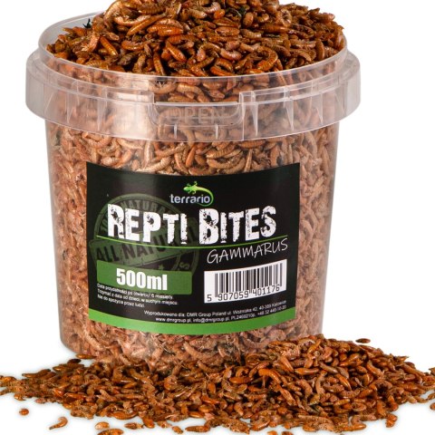 Terrario Repti Bites Gammarus 500ml - kiełż zdrojowy suszony Terrario Repti Bites Gammarus 500ml - kiełż zdrojowy suszony