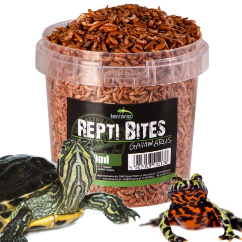 Terrario Repti Bites Gammarus 500ml - kiełż zdrojowy suszony Terrario Repti Bites Gammarus 500ml - kiełż zdrojowy suszony