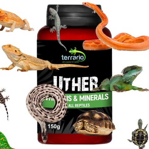 Terrario UTHER for Reptiles 150g - witaminy dla gadów i płazów Terrario UTHER for Reptiles 150g - witaminy dla gadów i płazów