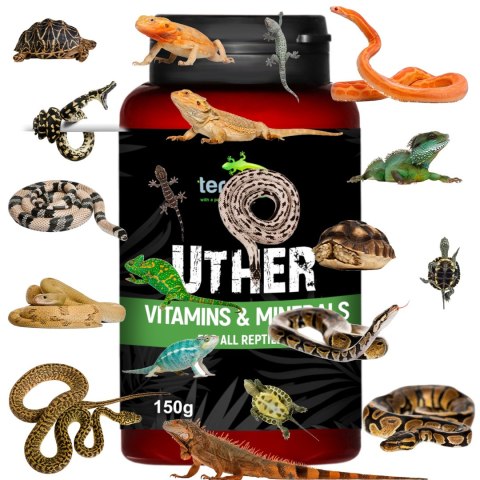 Terrario UTHER for Reptiles 150g - witaminy dla gadów i płazów Terrario UTHER for Reptiles 150g - witaminy dla gadów i płazów