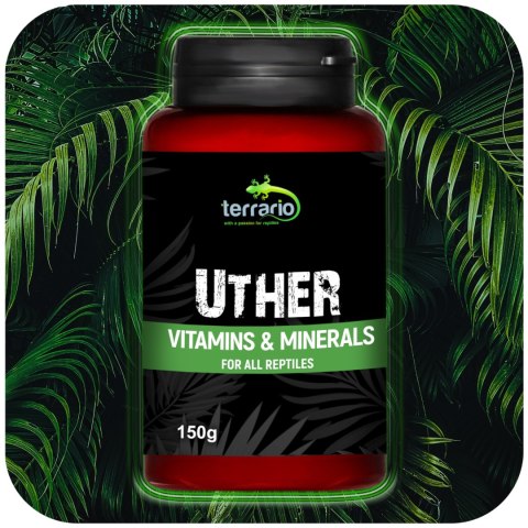Terrario UTHER for Reptiles 150g - witaminy dla gadów i płazów Terrario UTHER for Reptiles 150g - witaminy dla gadów i płazów