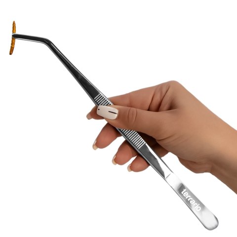 Terrario ViperTweez Bent M - pęseta zagięta 25cm Terrario ViperTweez Bent M - pęseta zagięta 25cm