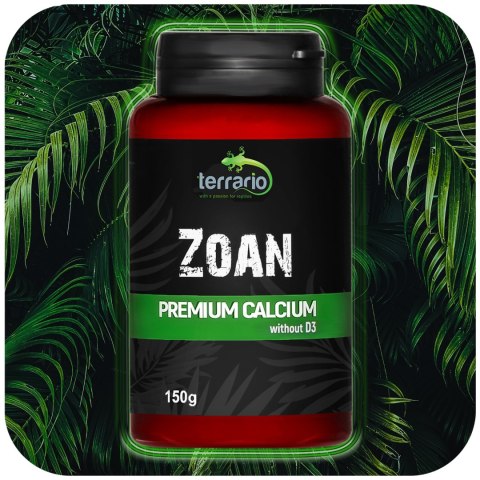 Terrario Zoan Calcium without D3 - wapno bez witaminy D3 150g Terrario Zoan Calcium without D3 - wapno bez witaminy D3 150g