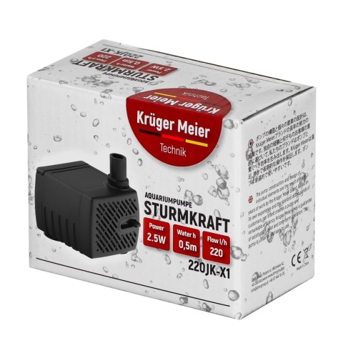 Kruger Meier Sturmkraft 220JK-X1 - pompa wody 220l/h Kruger Meier Sturmkraft 220JK-X1 - pompa wody 220l/h