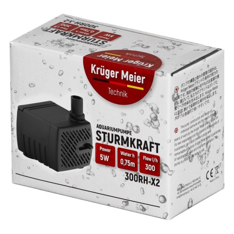 Kruger Meier Sturmkraft 300RH-X2 - pompa wody 300l/h Kruger Meier Sturmkraft 300RH-X2 - pompa wody 300l/h