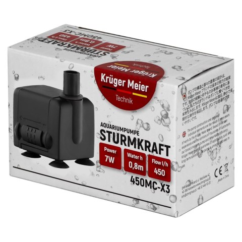 Kruger Meier Sturmkraft 450MC-X3 - pompa wody 450l/h Kruger Meier Sturmkraft 450MC-X3 - pompa wody 450l/h