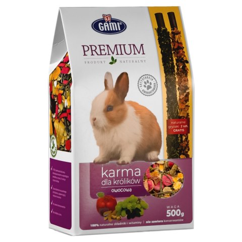 Gami Premium - karma owocowa dla królika + 2 kolby Gami Premium - karma owocowa dla królika + 2 kolby