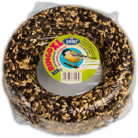 Gami Ringo XL słonecznikowe 0,8 kg - pokarm dla ptaków Gami Ringo XL słonecznikowe 0,8 kg - pokarm dla ptaków