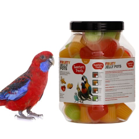 HappyPet Tweeter's Treats Fruity Jelly Pots 60 sztuk - mix smaków HappyPet Tweeter's Treats Fruity Jelly Pots 60 sztuk - mix smaków