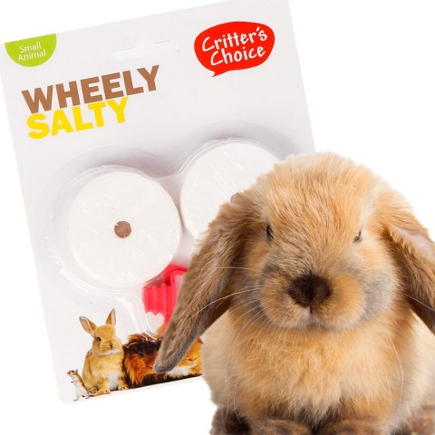 HappyPet Wheely Salty - sól z uchwytem dla gryzoni HappyPet Wheely Salty - sól z uchwytem dla gryzoni