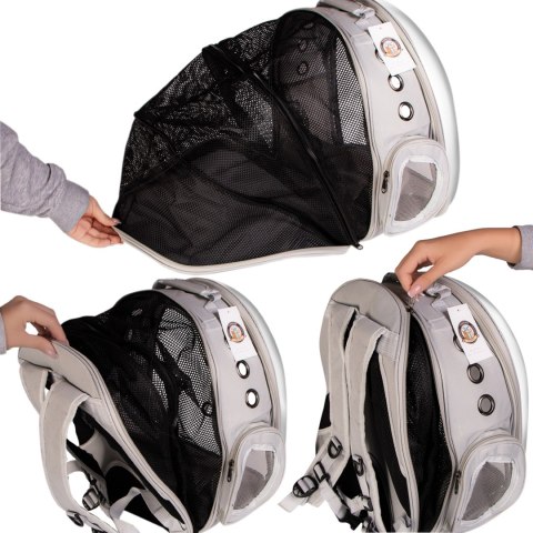 Furrever Friends CatVision "Tent" Grey - plecak transporter dla kota i psa Furrever Friends CatVision "Tent" Grey - plecak transporter dla kota i psa
