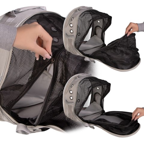 Furrever Friends CatVision "Tent" Grey - plecak transporter dla kota i psa Furrever Friends CatVision "Tent" Grey - plecak transporter dla kota i psa