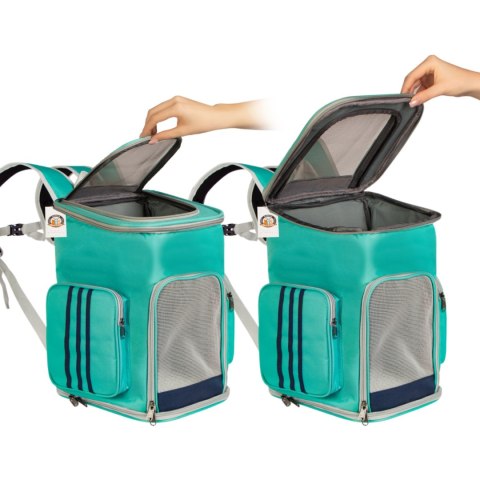 Furrever Friends Catbox Turquoise - plecak transporter dla kota i psa Furrever Friends Catbox Turquoise - plecak transporter dla kota i psa