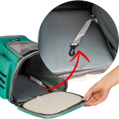 Furrever Friends Catbox Turquoise - plecak transporter dla kota i psa Furrever Friends Catbox Turquoise - plecak transporter dla kota i psa