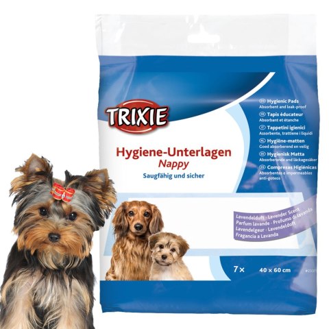 Trixie Hygienic Pads - podkłady dla psa lawenda 40x60cm Trixie Hygienic Pads - podkłady dla psa lawenda 40x60cm