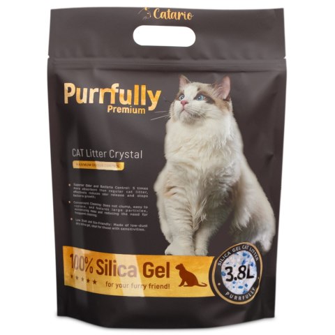 Catario Purrfully Premium - żwirek silikonowy dla kota 3,8L Catario Purrfully Premium - żwirek silikonowy dla kota 3,8L
