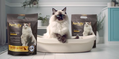 Catario Purrfully Premium - żwirek silikonowy dla kota 3,8L Catario Purrfully Premium - żwirek silikonowy dla kota 3,8L
