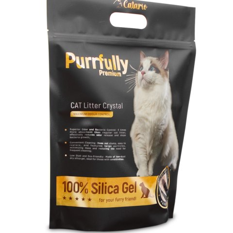Catario Purrfully Premium - żwirek silikonowy dla kota 3,8L Catario Purrfully Premium - żwirek silikonowy dla kota 3,8L