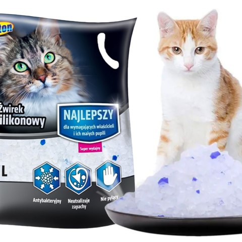 Hilton Cat Litter Silicone - żwirek silikonowy dla kota 3,8l Hilton Cat Litter Silicone - żwirek silikonowy dla kota 3,8l