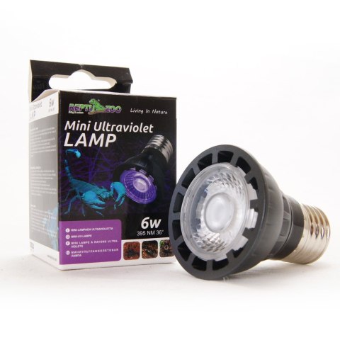 Repti-Zoo Mini UV LED 6W - Lampa LED fioletowa UV dla skorpionów Repti-Zoo Mini UV LED 6W - Lampa LED fioletowa UV dla skorpionów