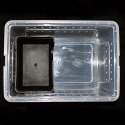 Terrario CubeCave - jaskinia miska na wodę i pokarm 17x12x7cm