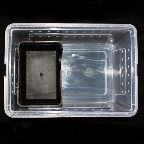 Terrario CubeCave - jaskinia miska na wodę i pokarm 17x12x7cm Terrario CubeCave - jaskinia miska na wodę i pokarm 17x12x7cm