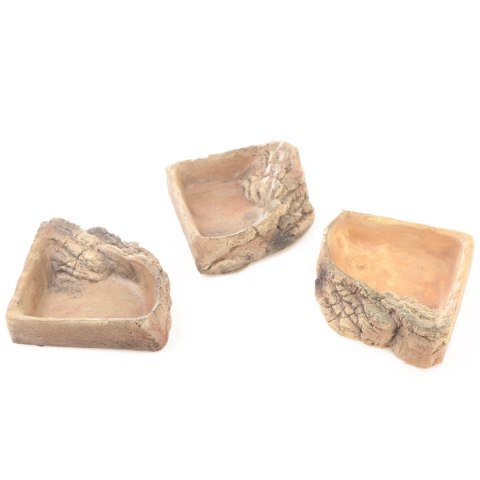 Terrario StoneLake M - rogowa miska na wodę 14x14x4cm Terrario StoneLake M - rogowa miska na wodę 14x14x4cm